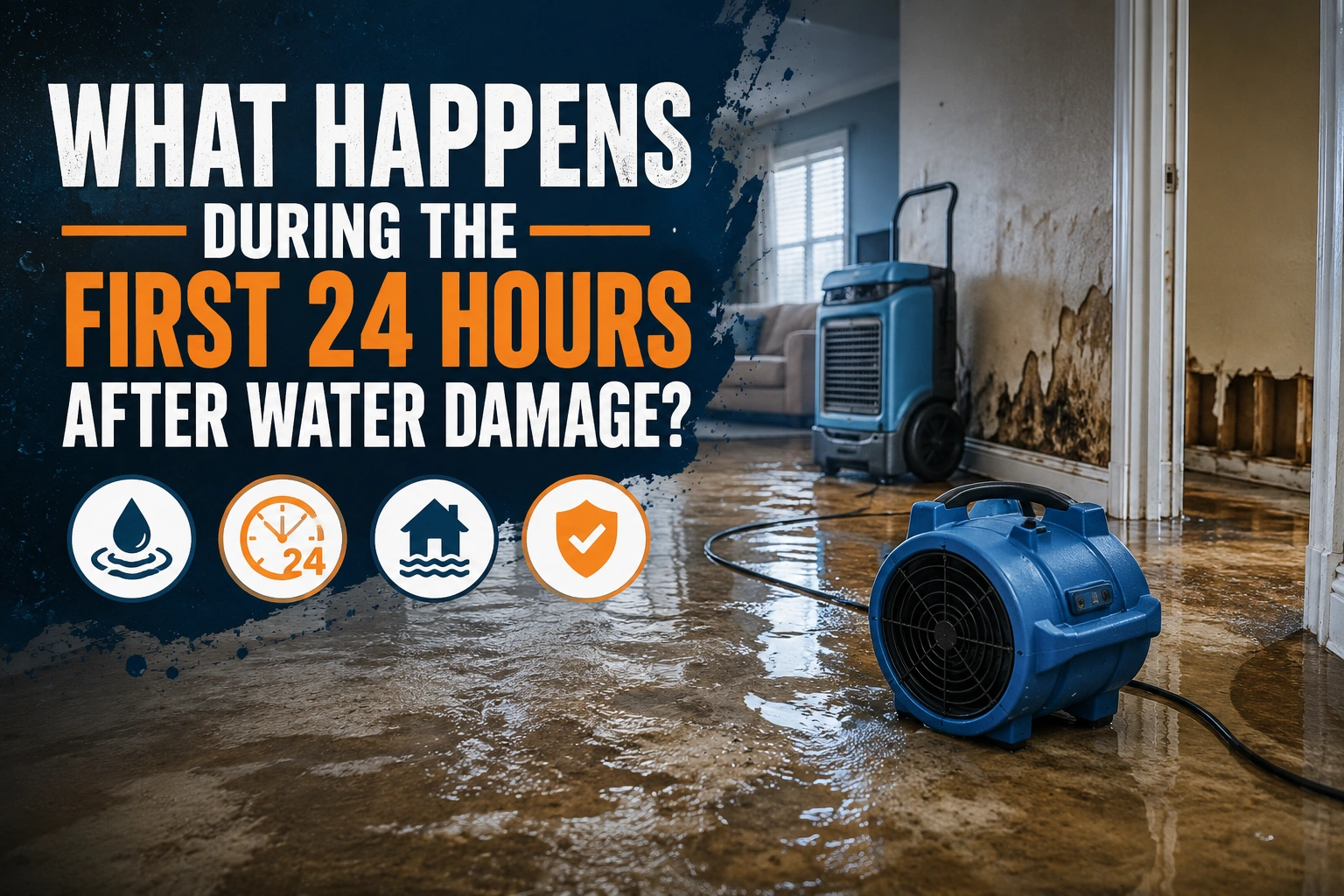 What Happens During the First 24 Hours After Water Damage?