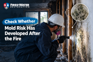Mold growth inspection after fire damage
